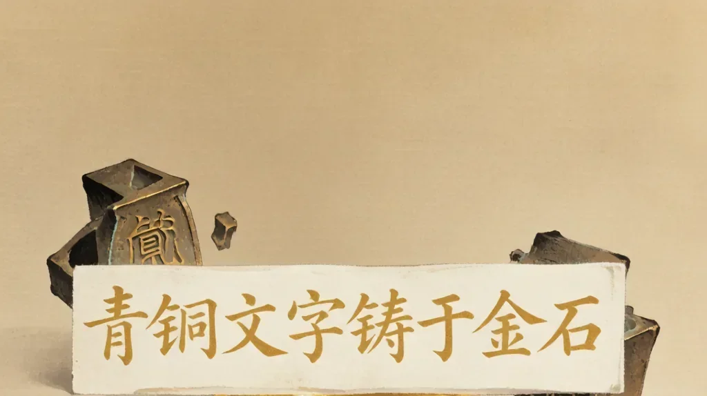 Bronze Inscriptions: Words Cast in Metal