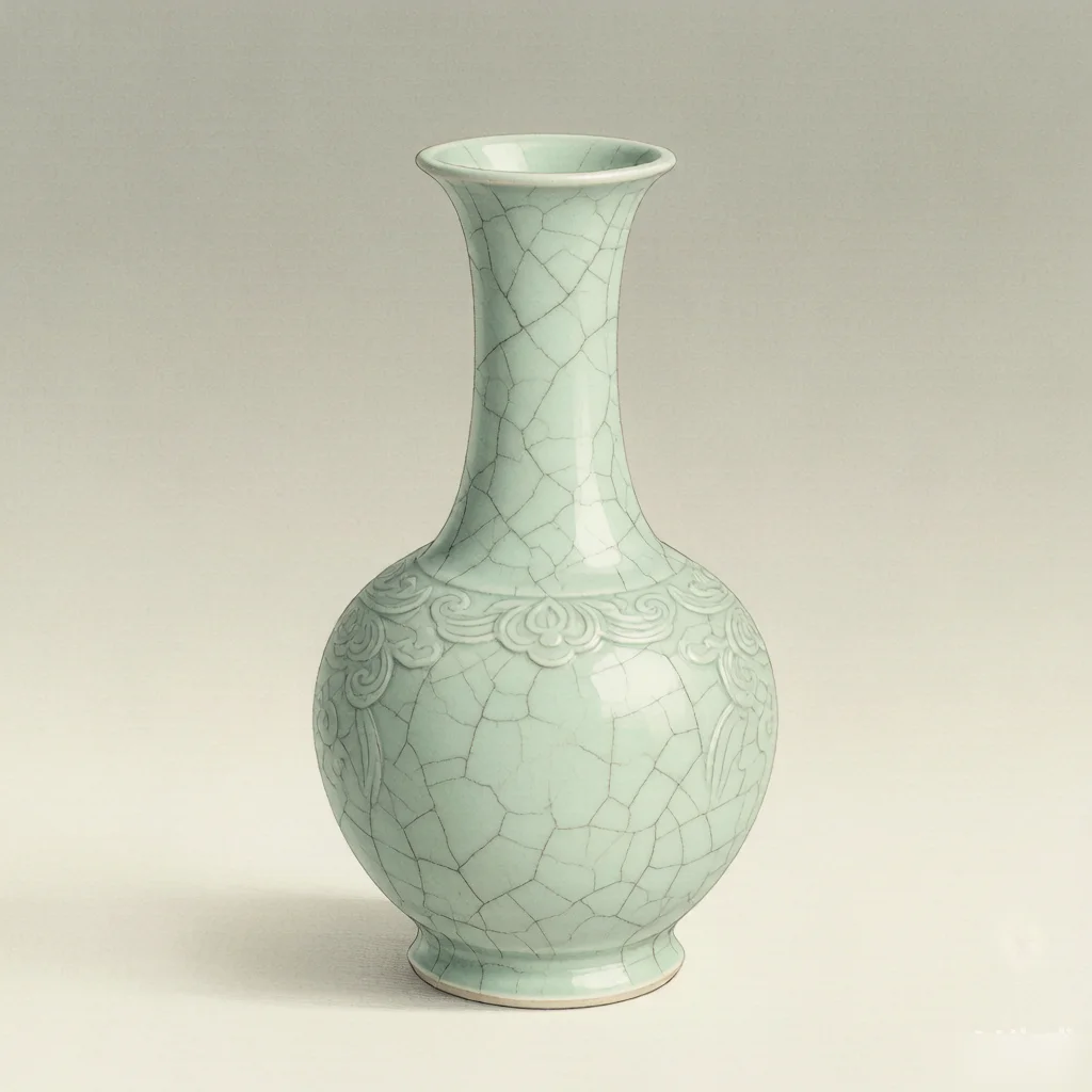 Celadon: The Jade-Green Ceramic of the South — gongbi style painting