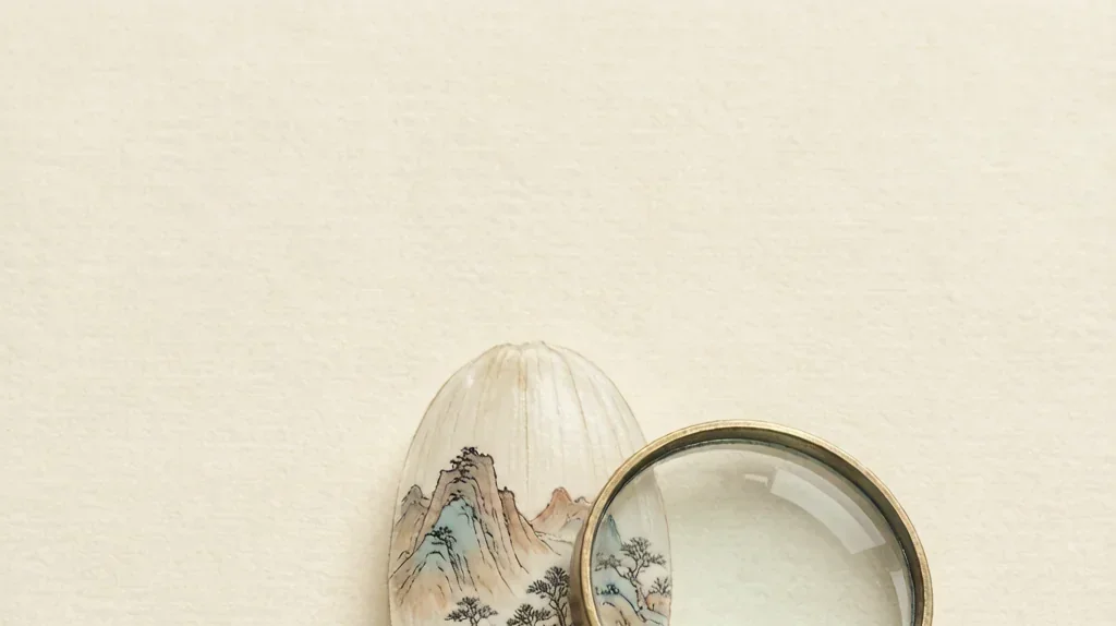 Micro-Carving — gongbi style painting