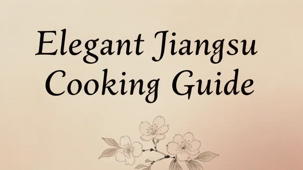 What is Huaiyang Cuisine? Elegant Jiangsu Cooking Guide