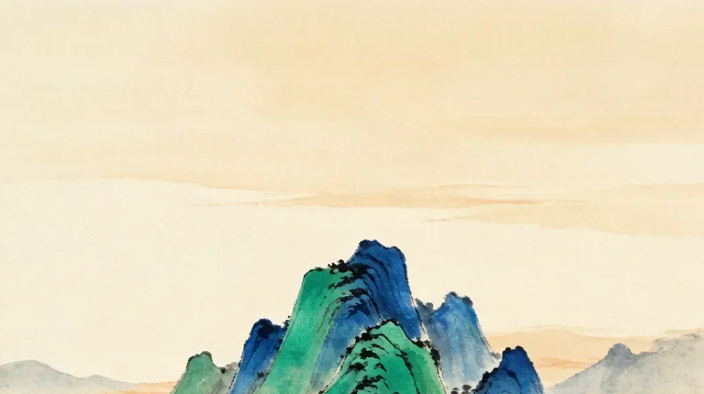 Blue-Green Landscape: The Jeweled Mountains