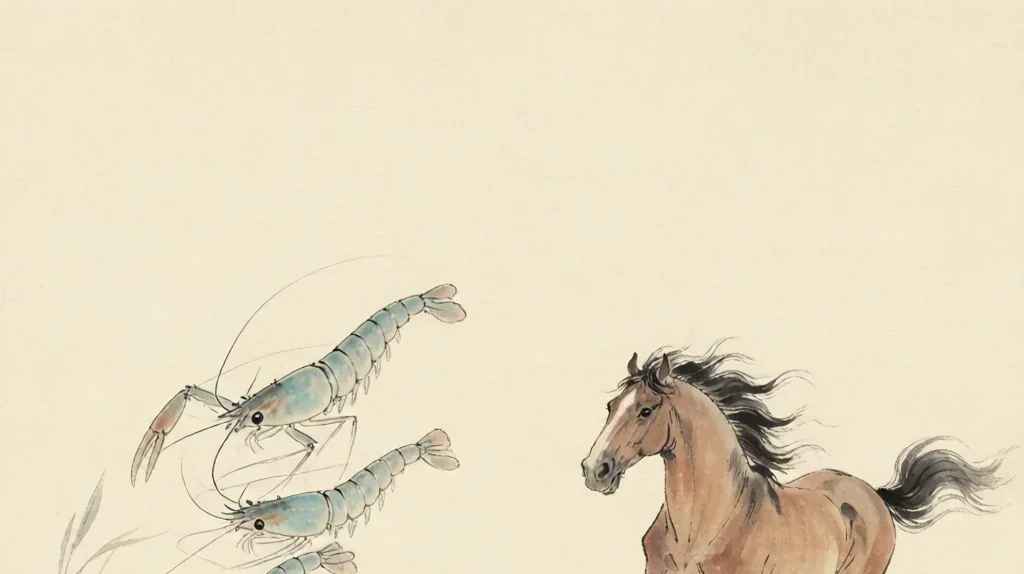 Qi Baishi and Xu Beihong (齐白石·徐悲鸿)