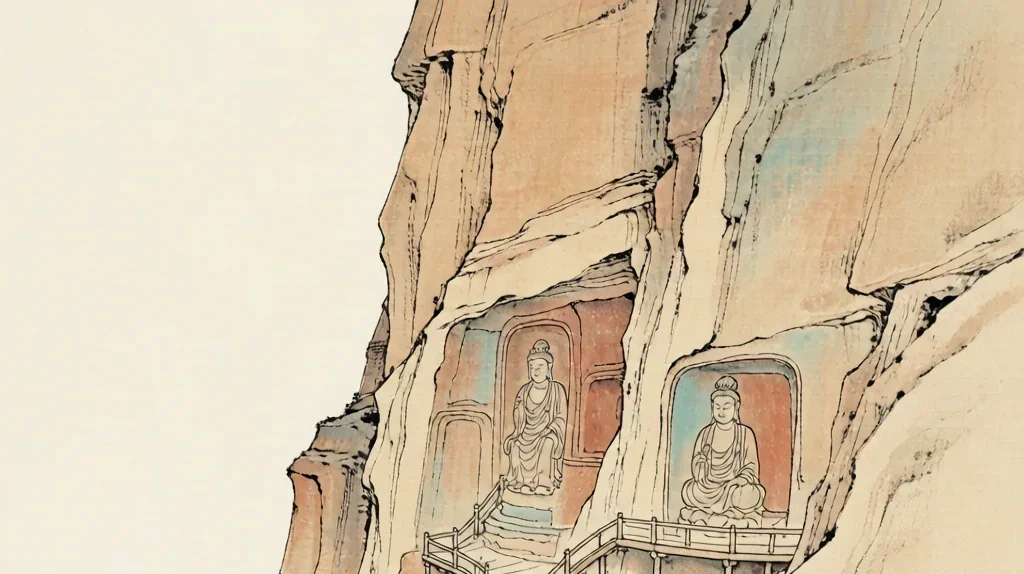 The Maijishan Grottoes (麦积山石窟)