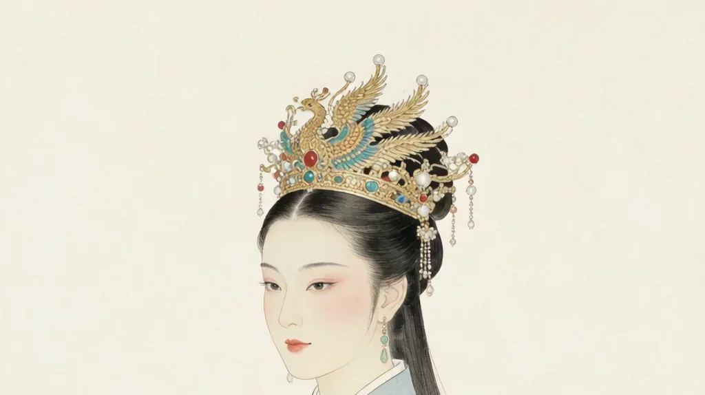 The Phoenix Crown and Cloud Cape: A Bride's Glory