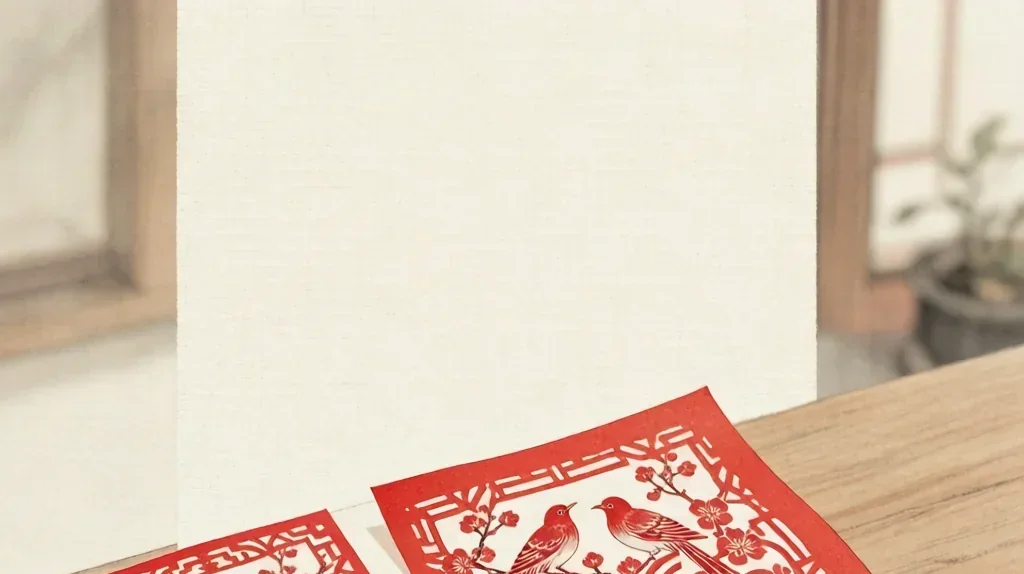 Chinese Paper-Cutting (剪纸): Red Happiness