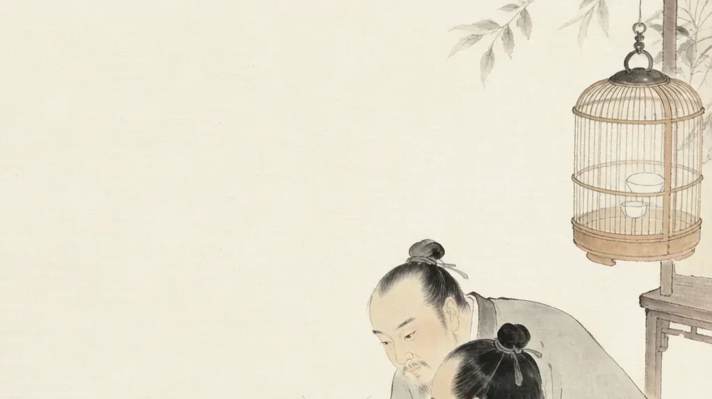 Cricket Fighting: A 1000-Year Pastime — gongbi style painting
