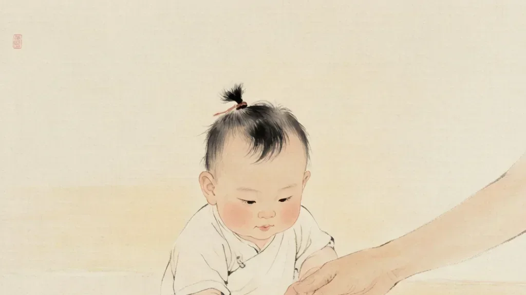 Zhuazhou : The One-Year-Old's Grab Test