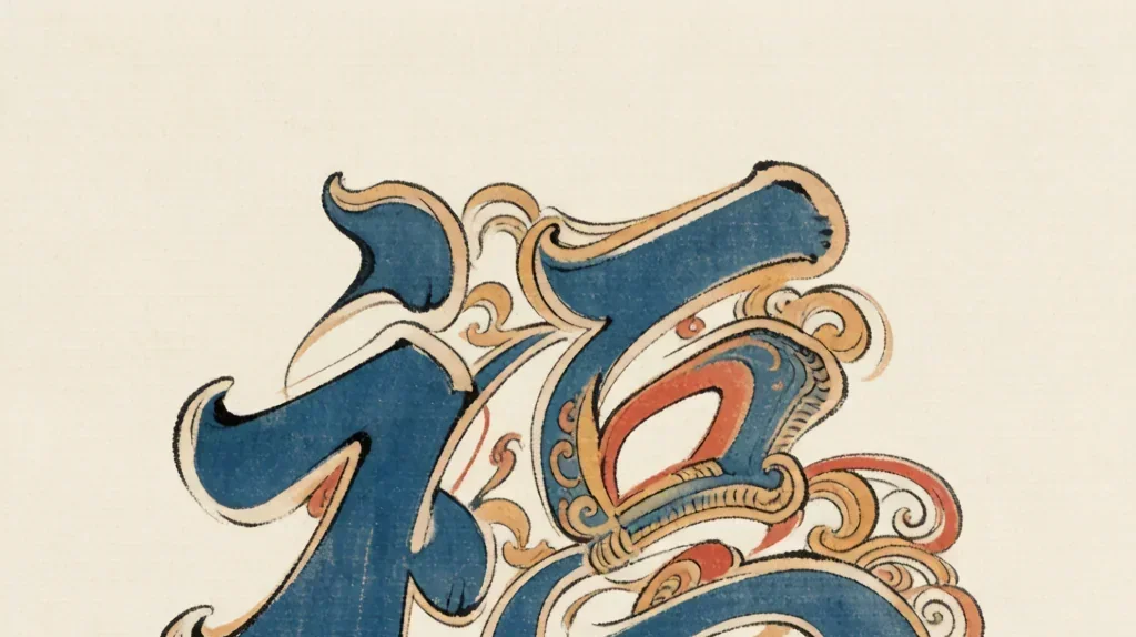 The Upside-Down Fortune Character
