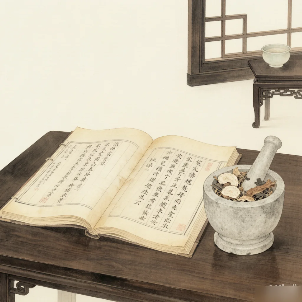 The Classics of Chinese Medicine — gongbi style painting