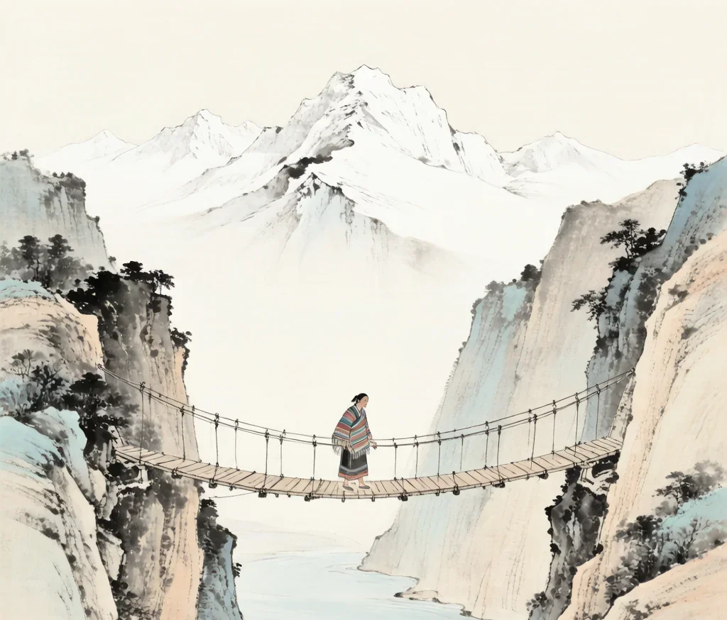 Derung (独龙族) — gongbi style painting
