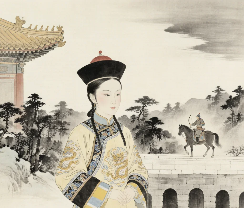 Manchu Culture: The Dragon's Heritage — gongbi style painting