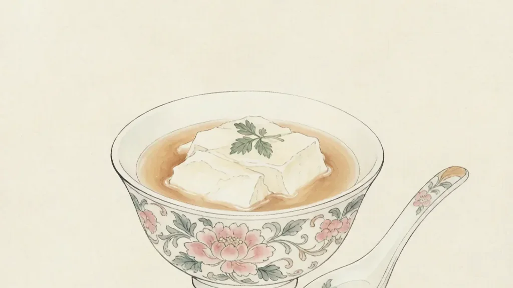 Douhua: Silken Tofu Pudding