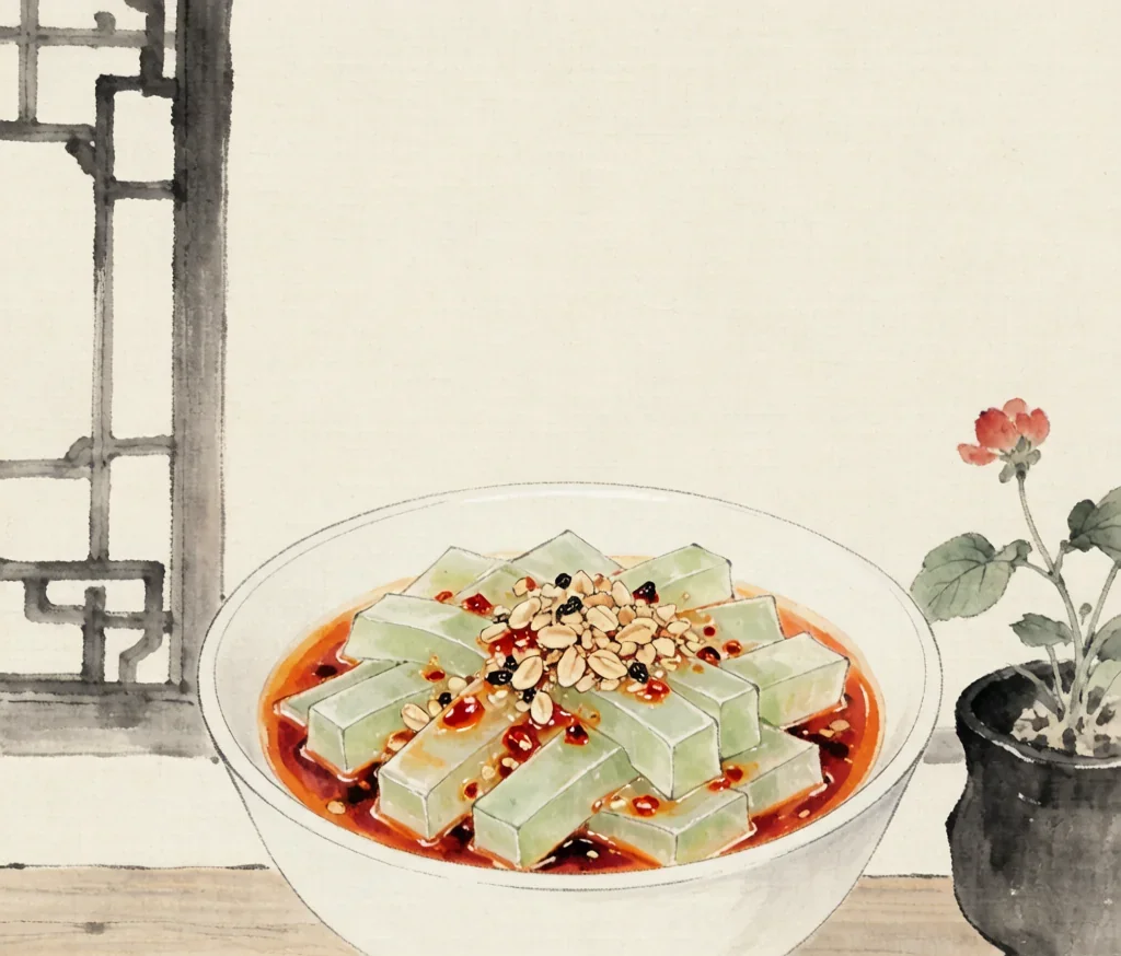 Liangfen: Mung Bean Jelly