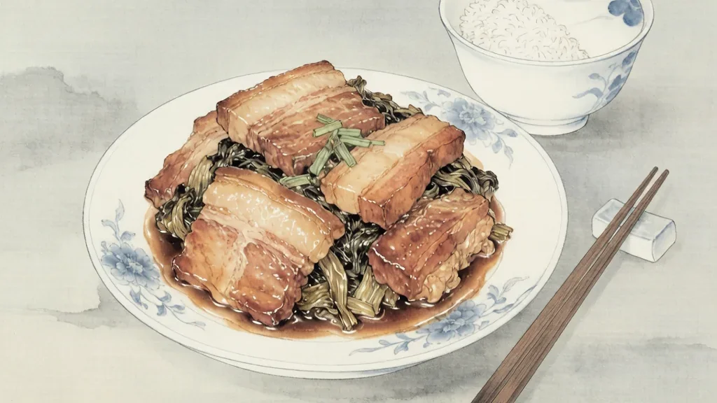 Meicai Kou Rou: The Sweet and Savory Pork Belly