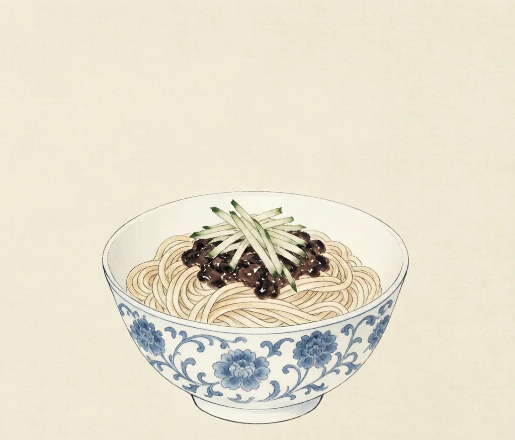 Zhajiangmian: Noodles with Soybean Paste