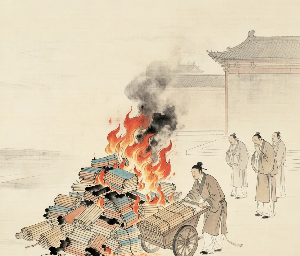 The Burning of Books and Burying of Scholars (焚书坑儒)