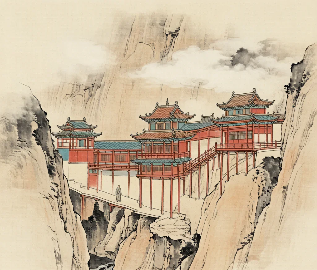 The Hanging Temple: A Monastery on the Cliff
