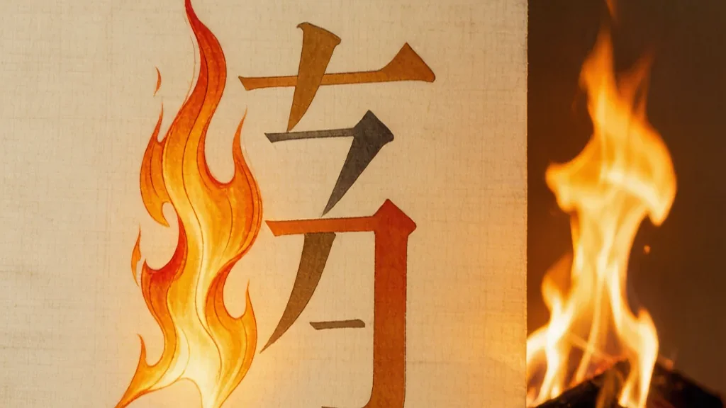 The Fire Radical: The Characters That Burn
