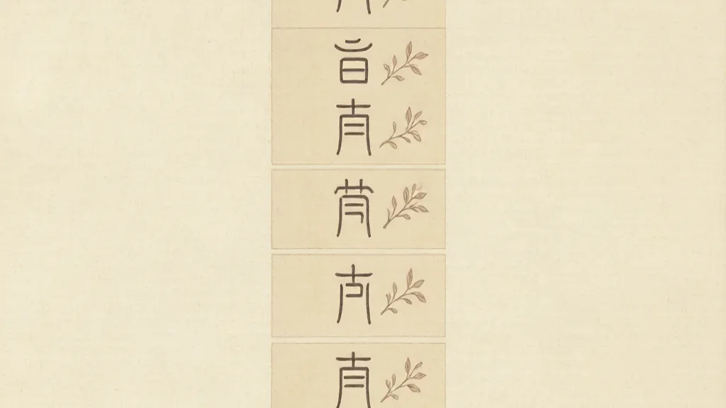 The Ten Heavenly Stems in Characters
