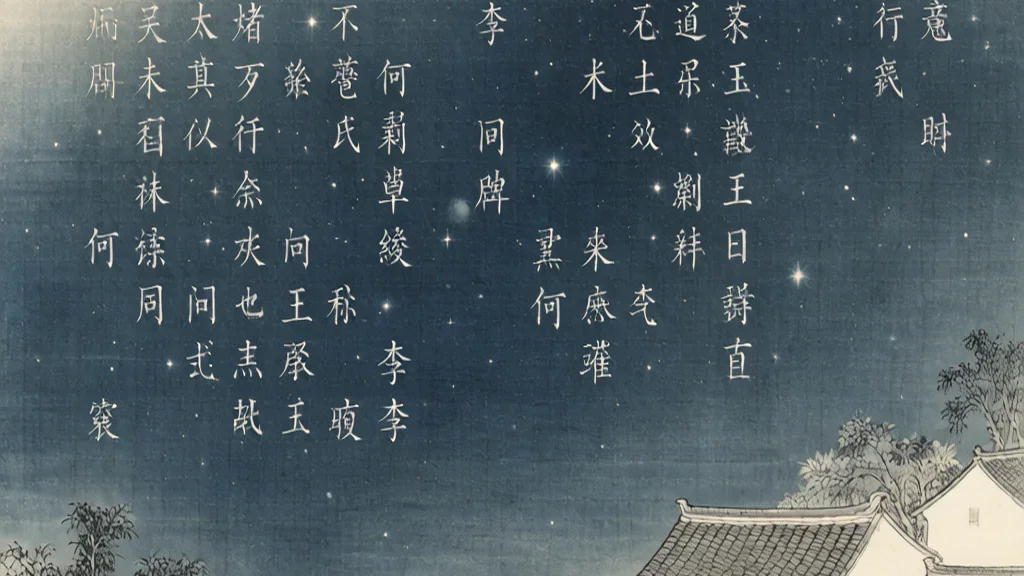 The Hundred Surnames: Characters of Family Identity