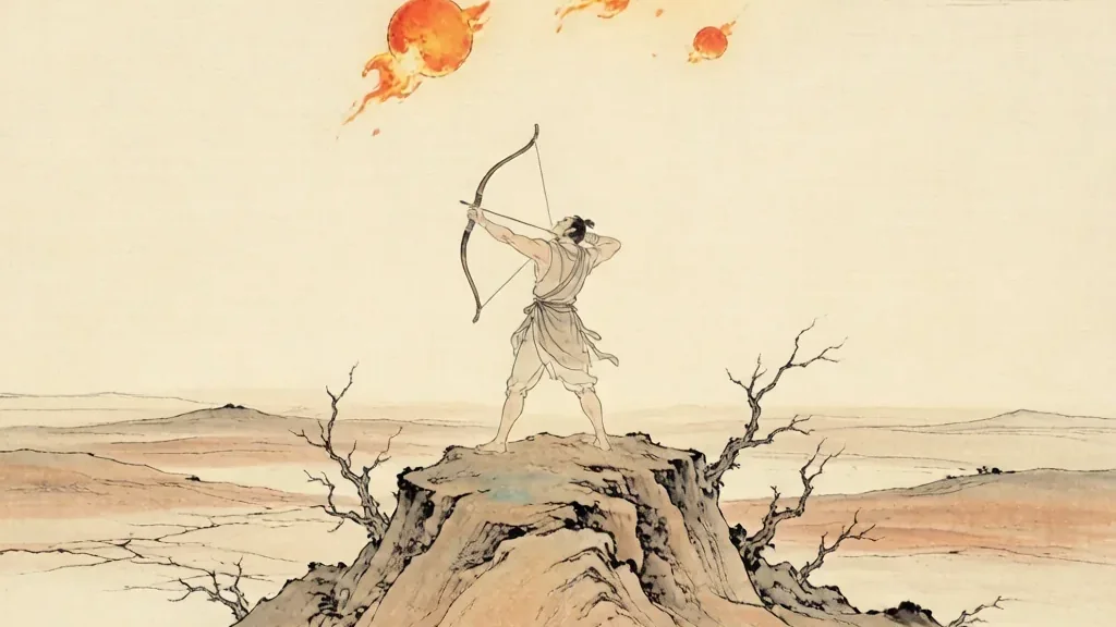 Houyi Shoots the Suns