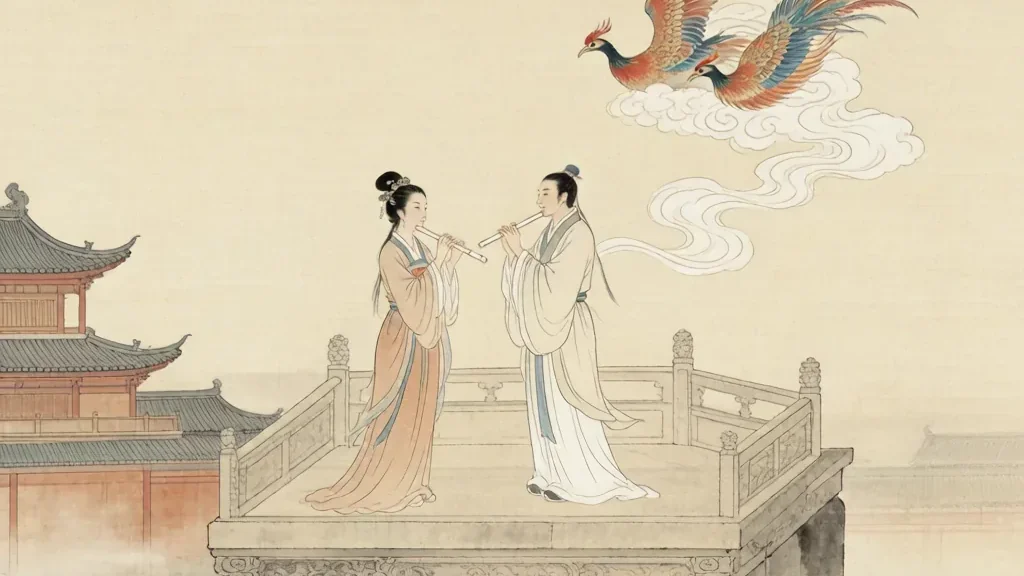 Nongyu Plays the Flute