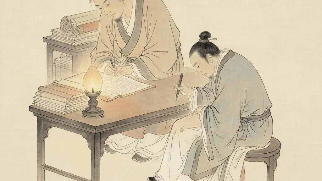 Tying the Hair, Jabbing the Thigh