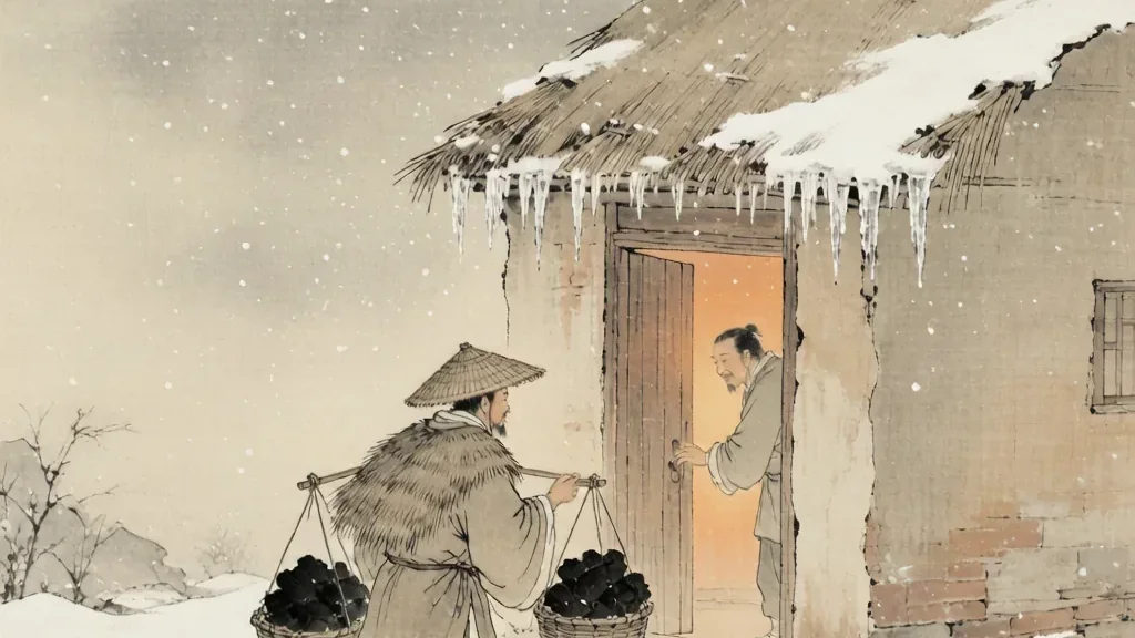 Sending Charcoal in the Snow