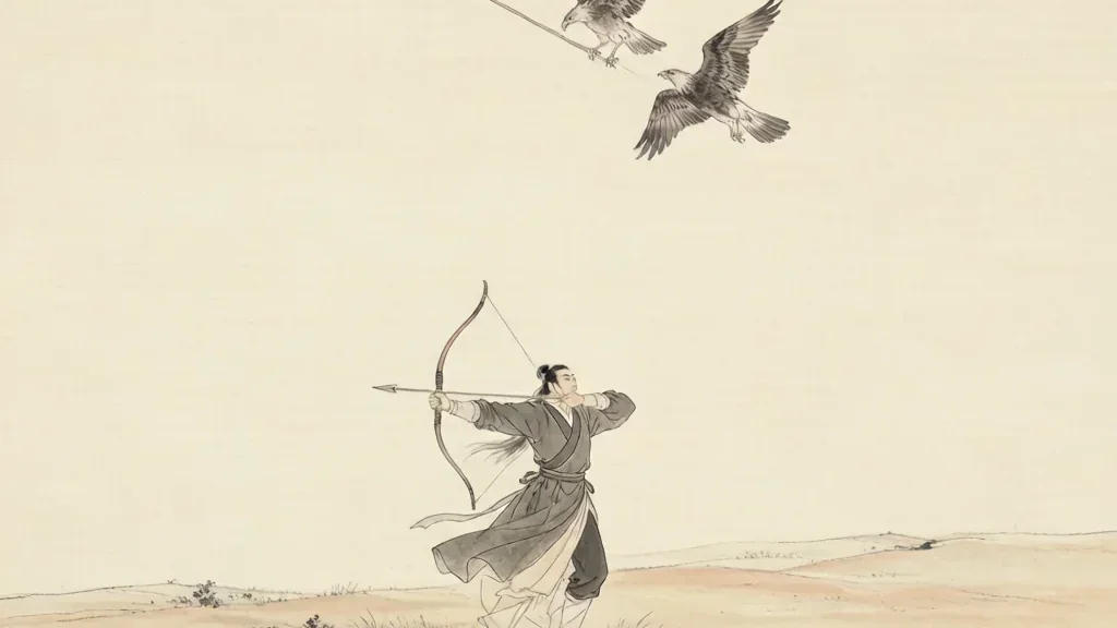One Arrow, Two Hawks