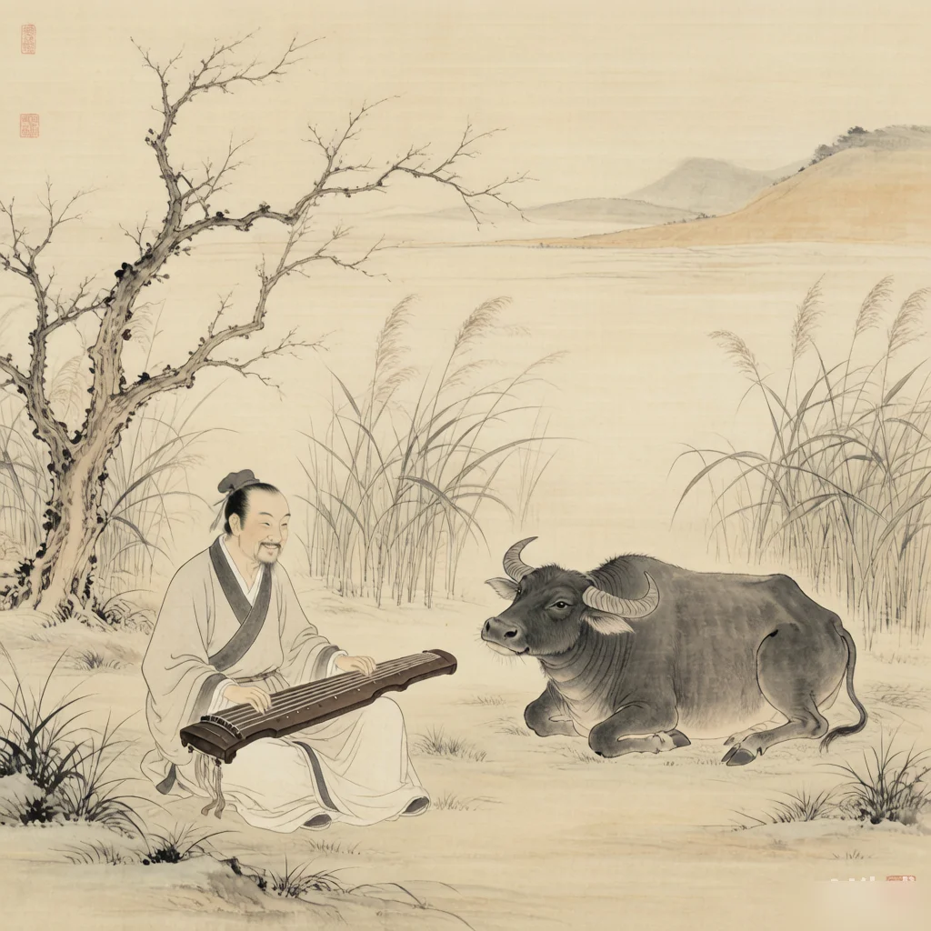 Nothing in the World Is Too Difficult — gongbi style painting