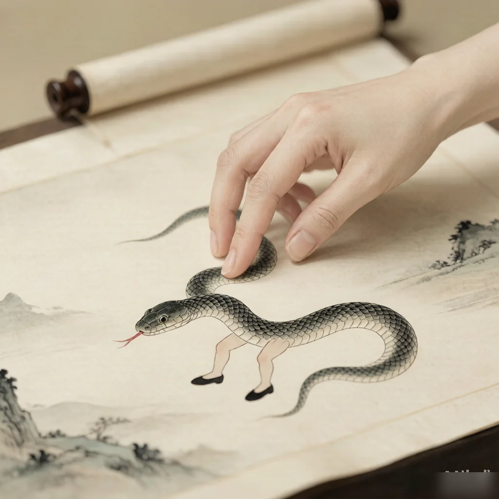 A Good Heart Meets No Reward — gongbi style painting