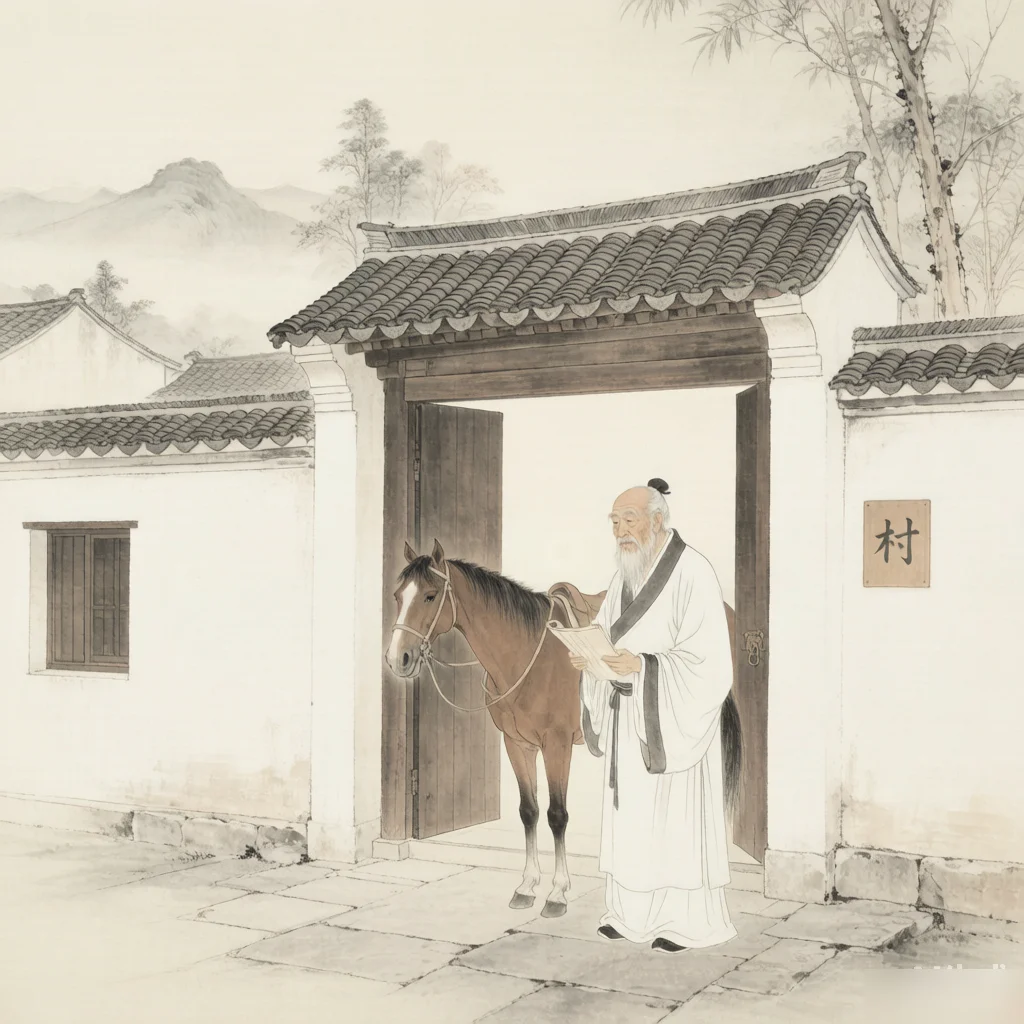 Ambush from All Sides — gongbi style painting