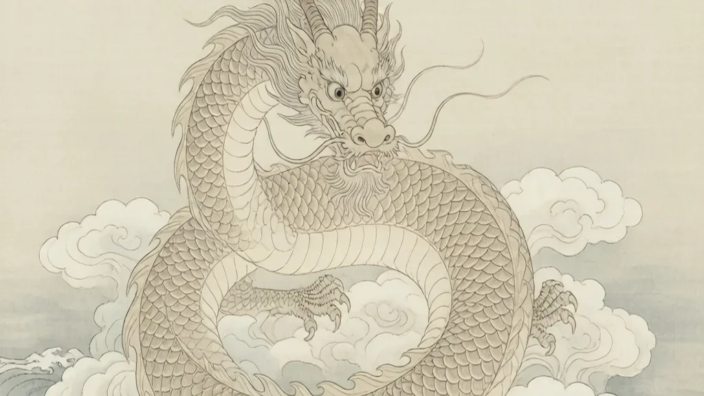 The Coiled Dragon: The Water Spirit of the Lake