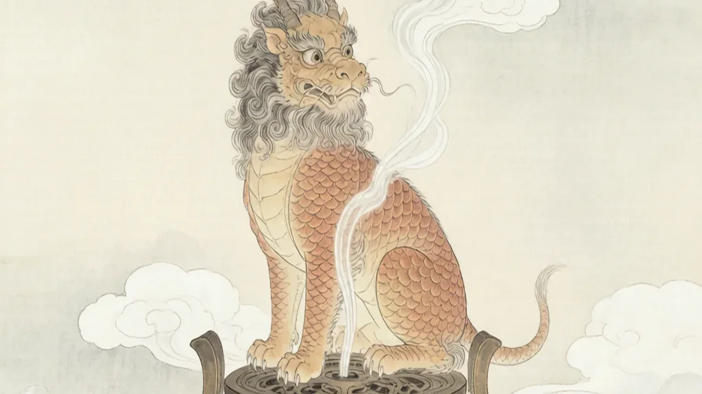 The Suanni: The Lion-Dragon That Guards the Incense