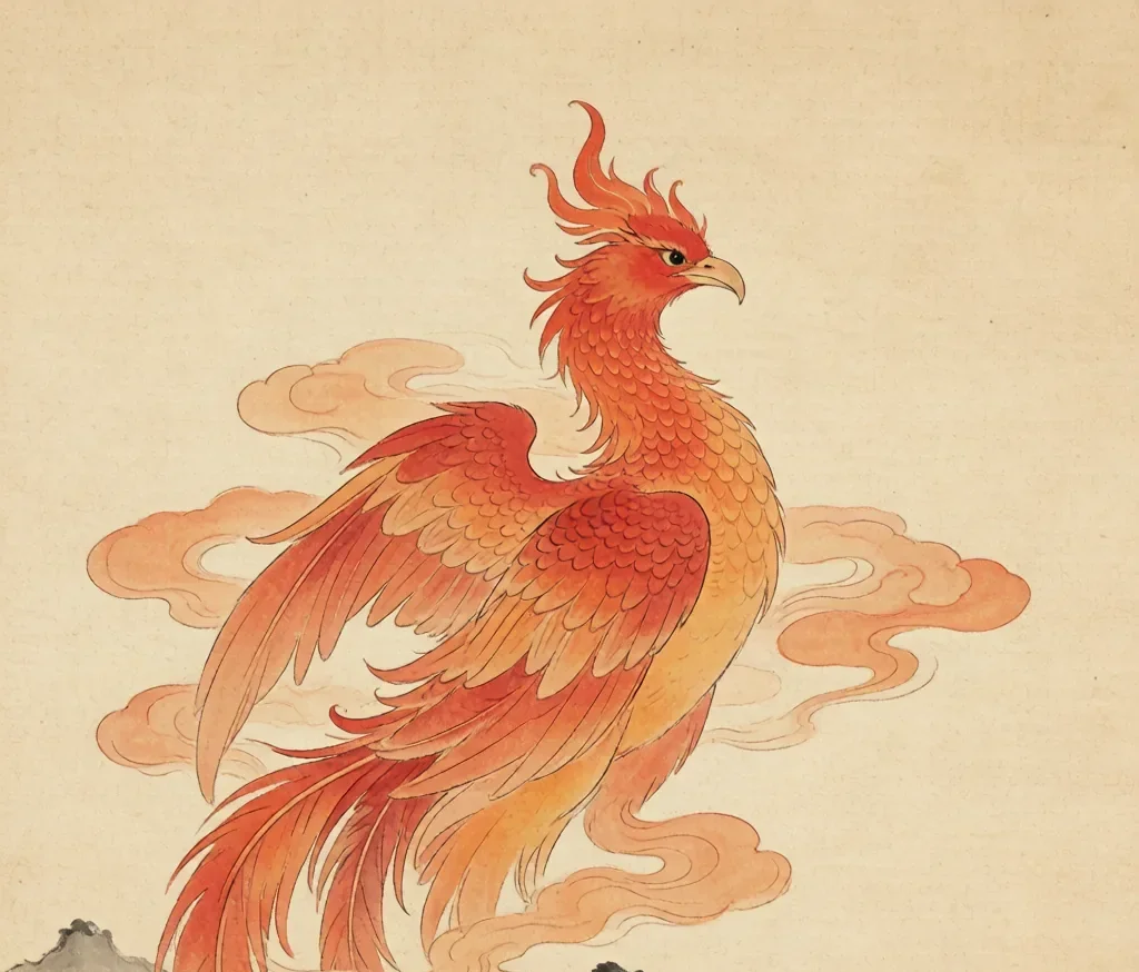 The Vermilion Bird: The Southern Guardian of Fire