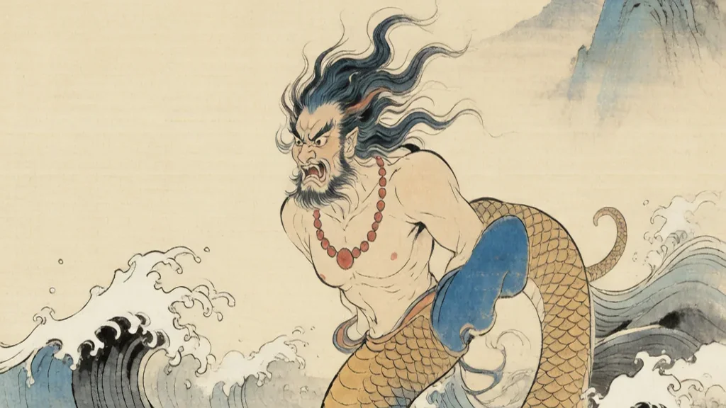 Gong Gong: The Water God Who Broke the Pillars of Heaven
