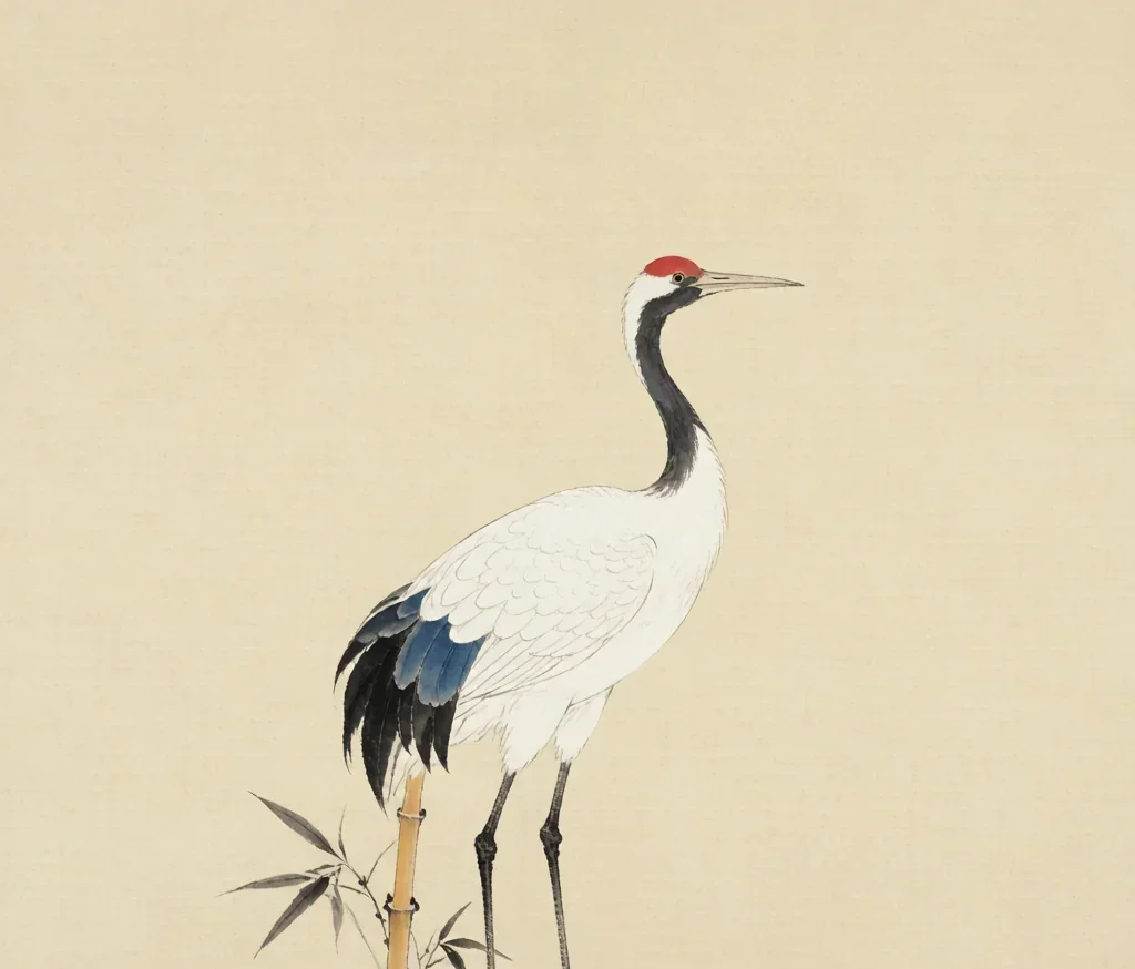 The Crane: Symbol of Longevity and Noble Spirit (鹤)