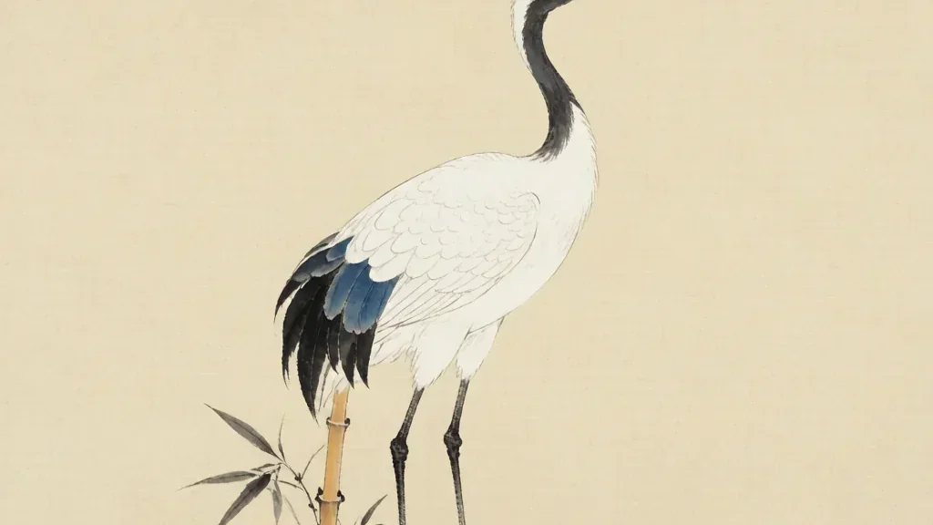 The Crane: Symbol of Longevity and Noble Spirit (鹤)