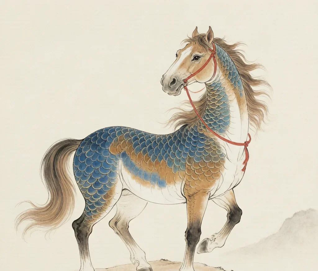 The Horse: Dragon-Horse Spirit and Valor (马)