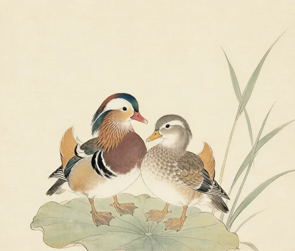 The Mandarin Duck: Emblem of Conjugal Love (鸳鸯)