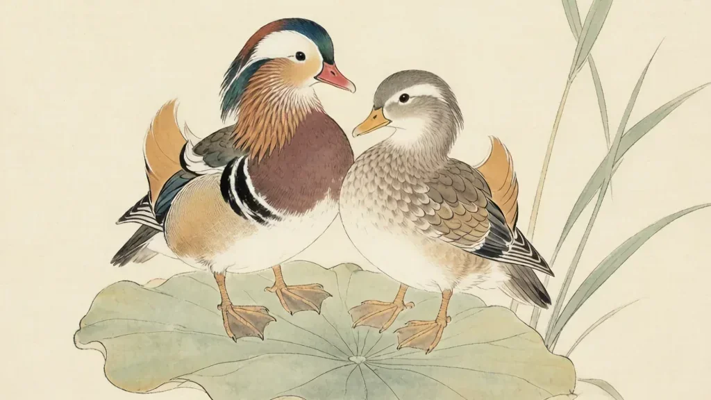 The Mandarin Duck: Emblem of Conjugal Love (鸳鸯)