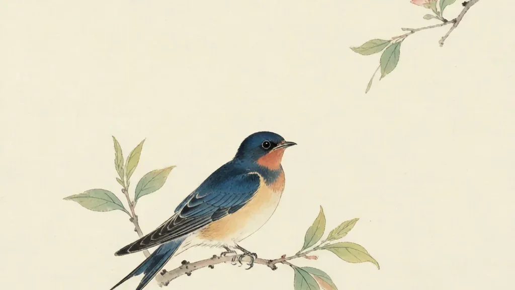 The Swallow: Herald of Spring and Home (燕)