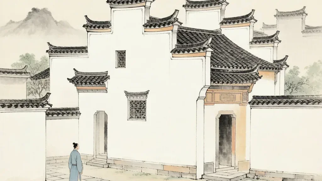 Huizhou Architecture: White Walls and Horse-Head Gables