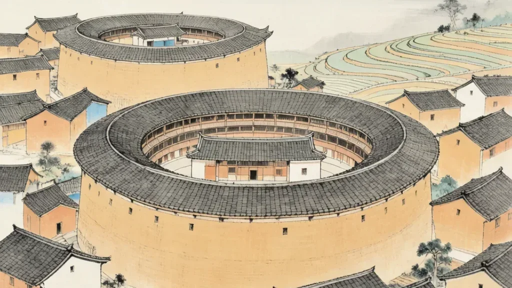 Fujian Tulou: The Hakka Round Earth Buildings