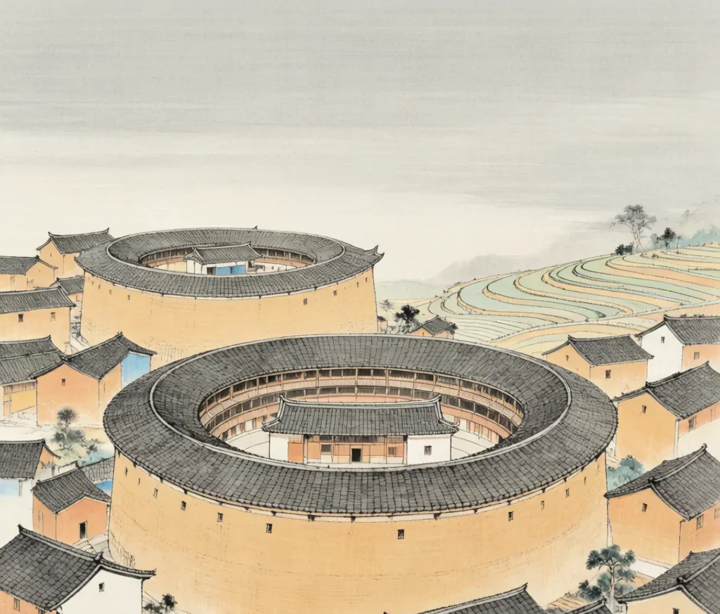 Fujian Tulou: The Hakka Round Earth Buildings