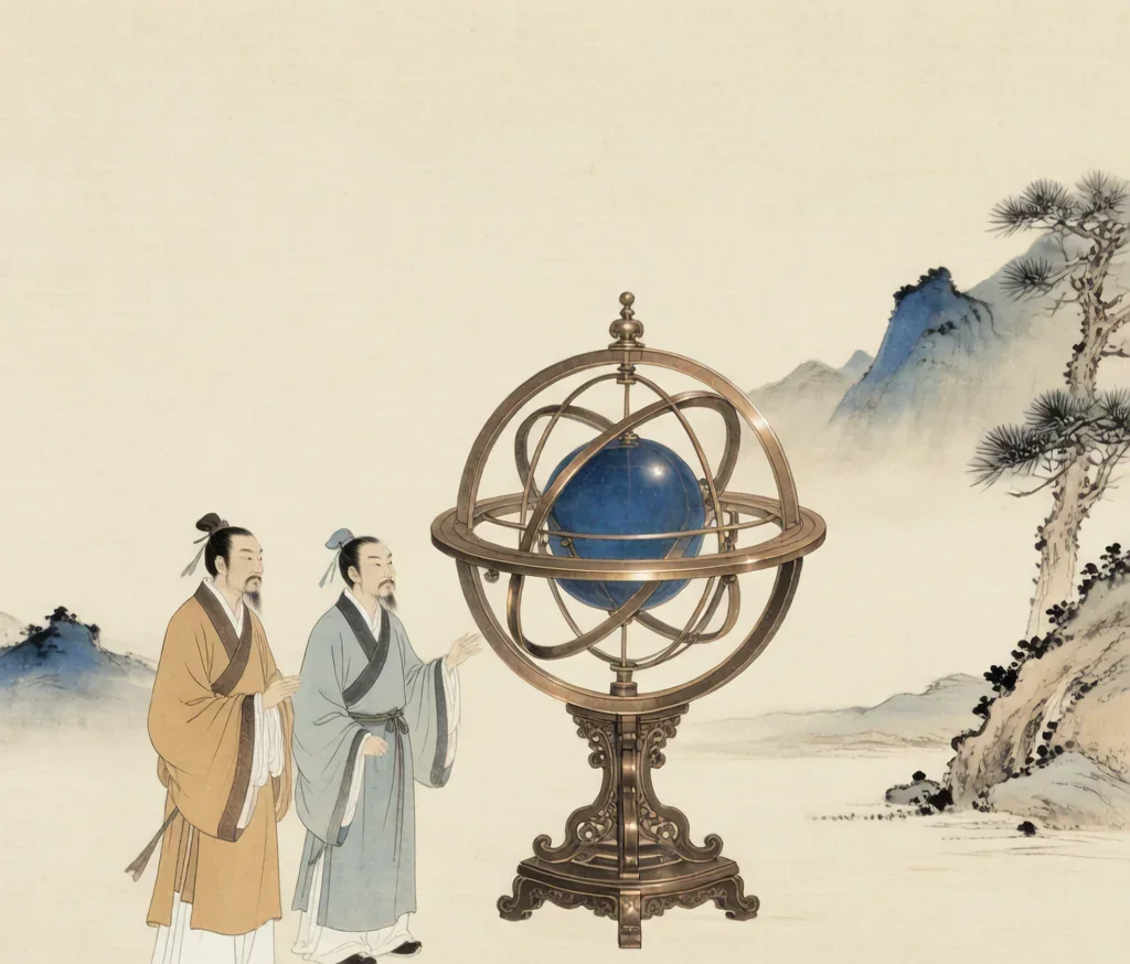 The Armillary Sphere and Zhang Heng (浑天仪与张衡)