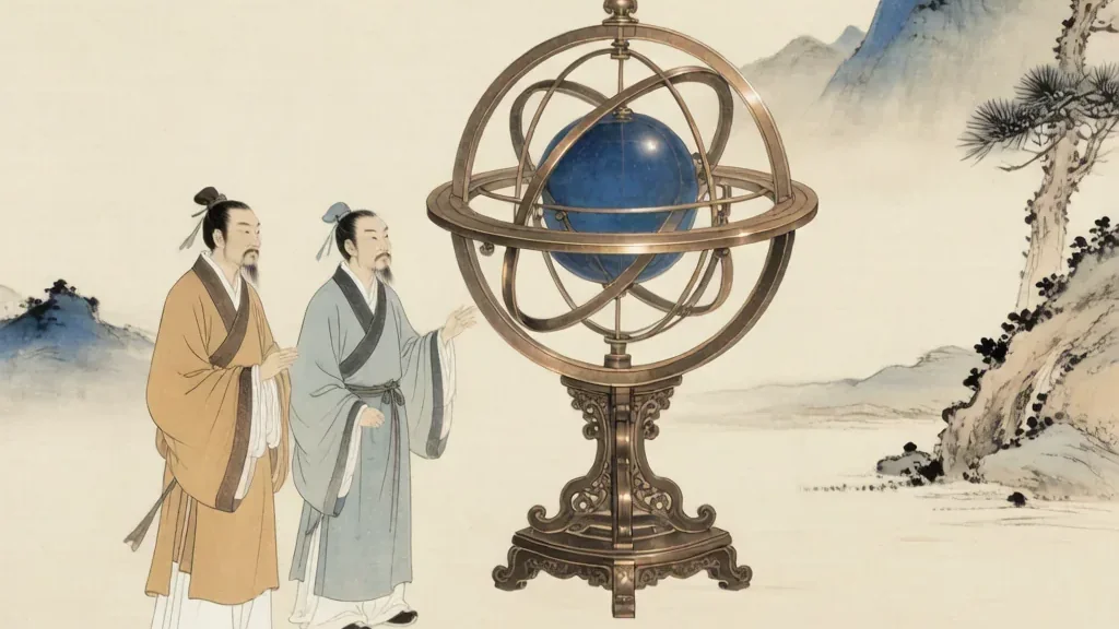 The Armillary Sphere and Zhang Heng (浑天仪与张衡)