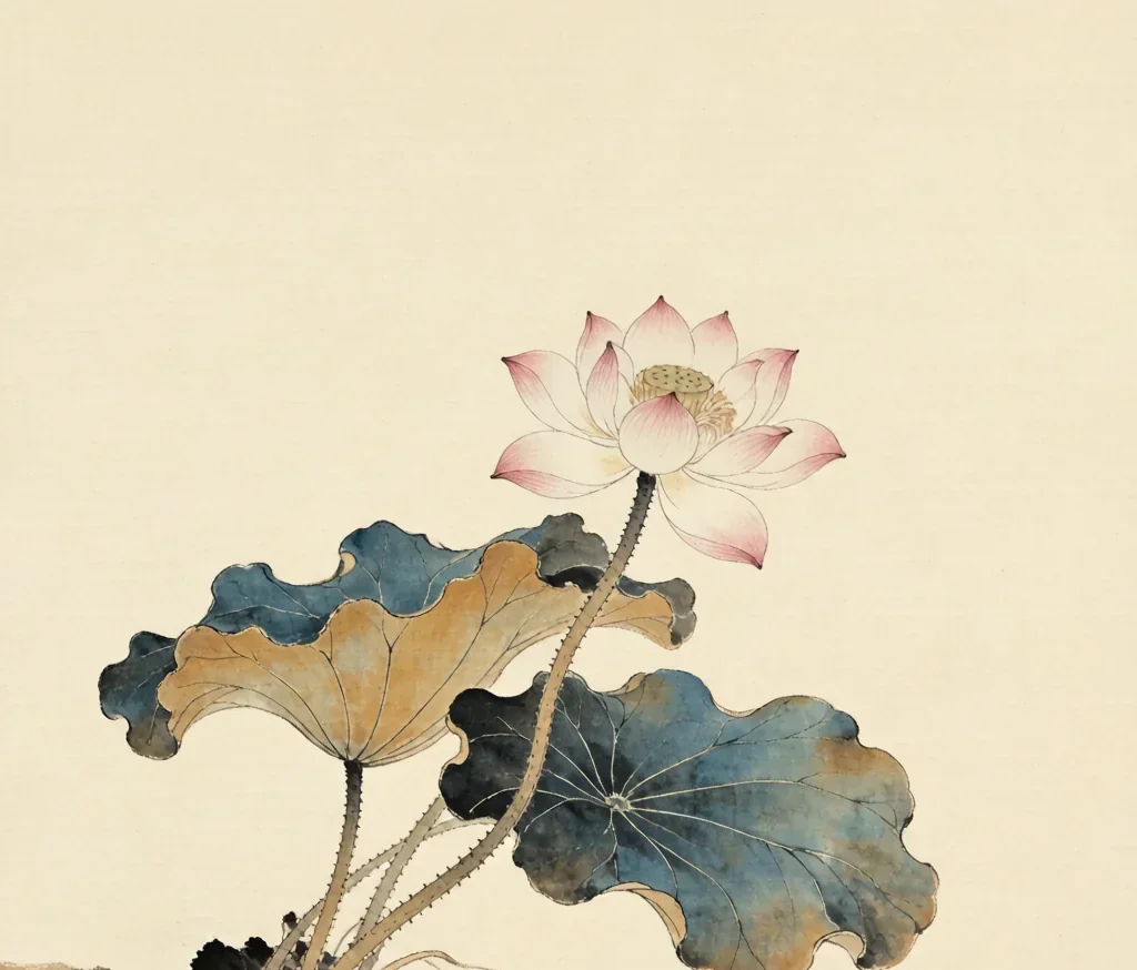 Lotus (荷花) — Purity Rising from Mud