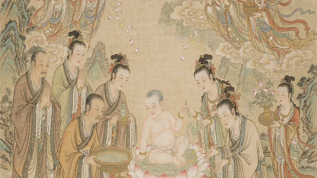 Buddha's Birthday: Bathing the Infant Prince