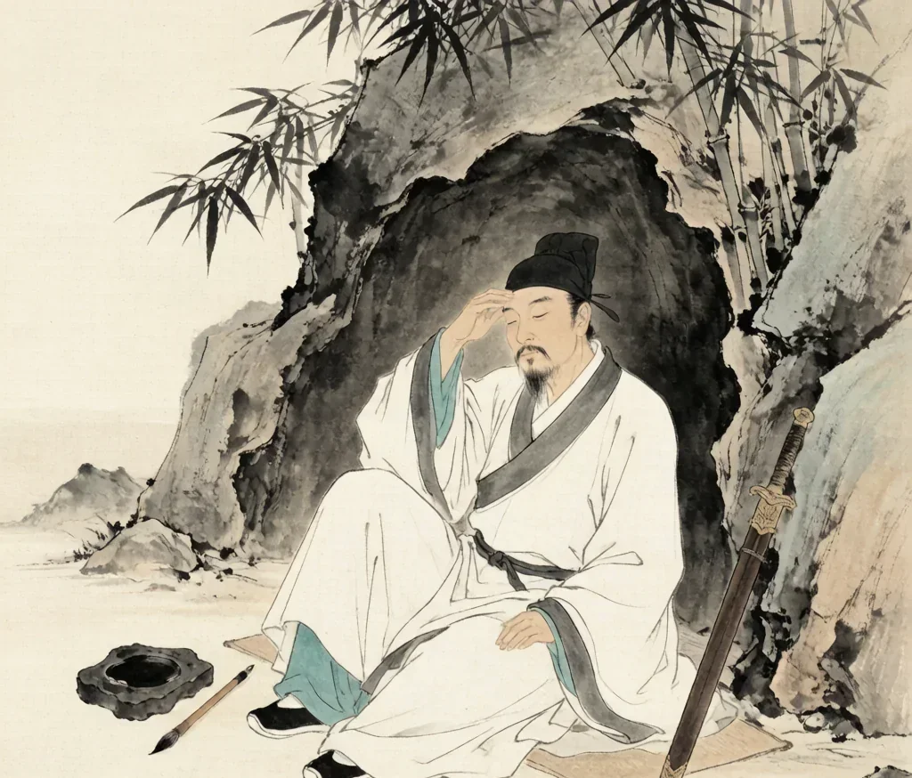 Wang Yangming's Philosophy (王阳明心学) — The Unity of Knowledge and Action — gongbi style painting